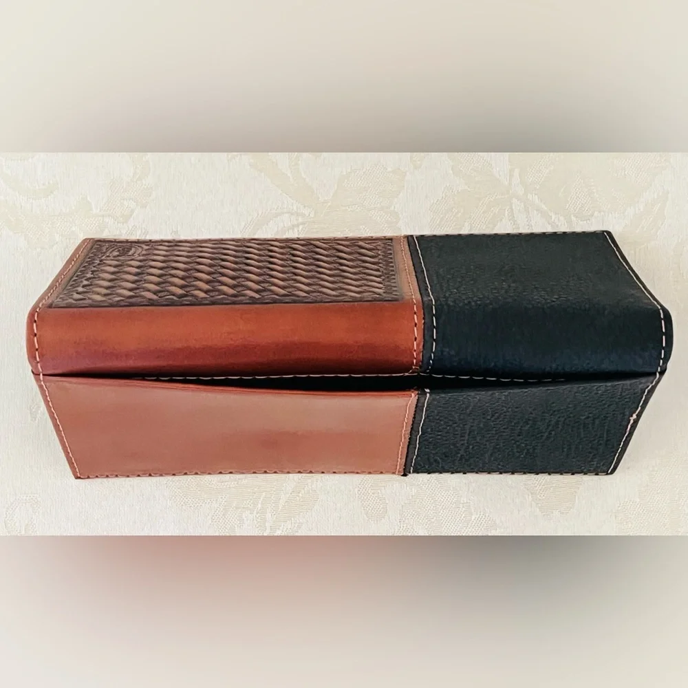 Justin Boots Rodeo Leather Wallet - Basketweave - Style 7 **NEW**